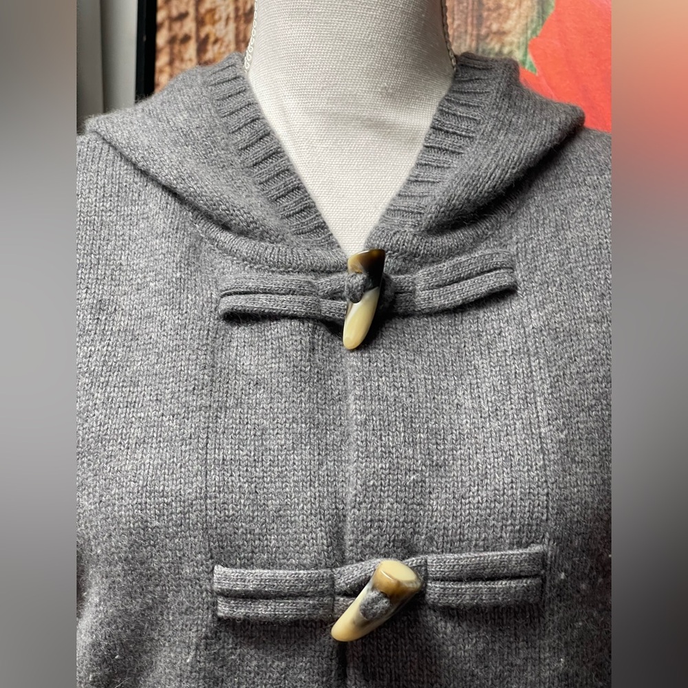 Ralph Lauren Gray Hooded Toggle Vest - Picture 8 of 10